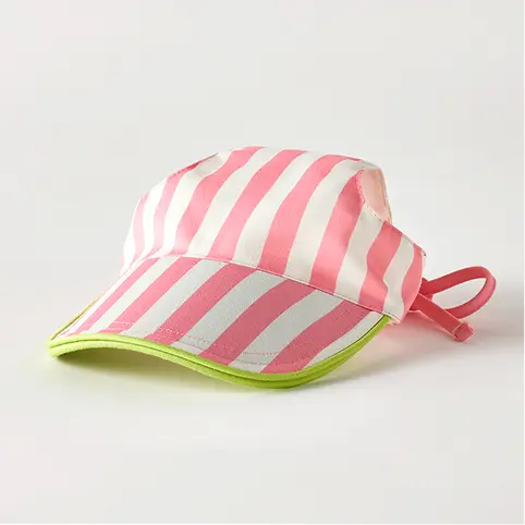 Pink Stripe Pet Visor