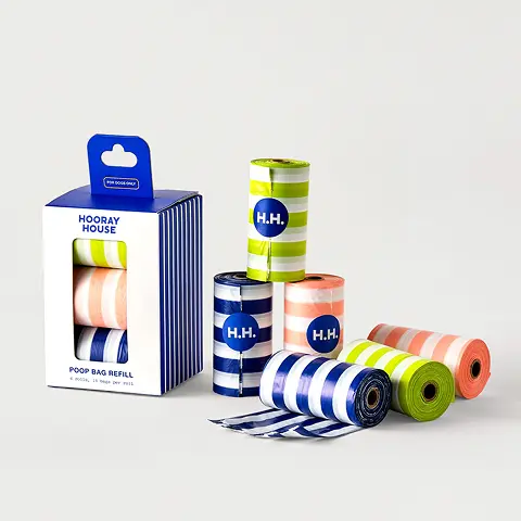 Signature Stripe Poop Bag Refills